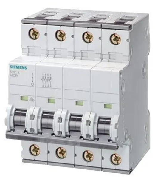 Siemens Circuit Breaker 6ka 3p+n c 32a 5sy6632-7
