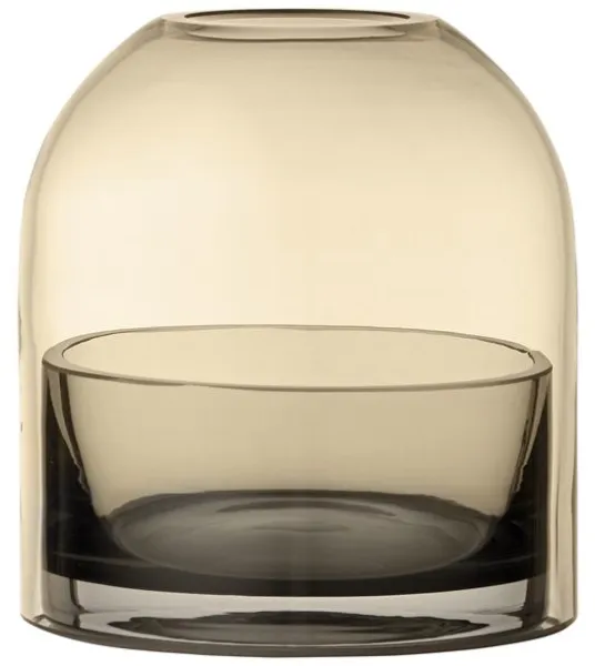 AYTM TOTA Lantern for Tealights Amber/Black
