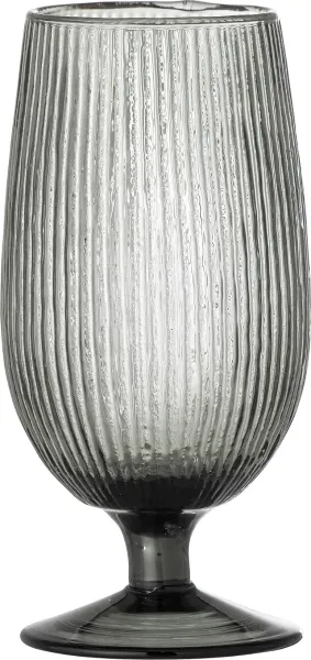 Tabita, Beer glass, grey, recycled glass