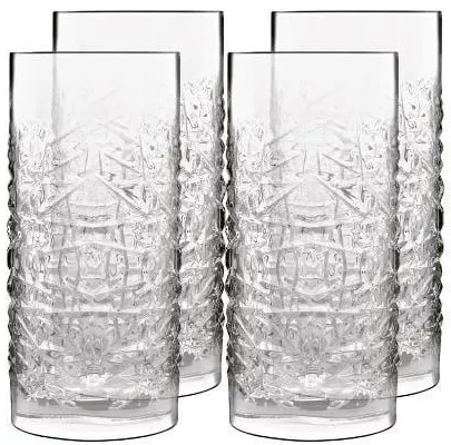 Luigi Bormioli Beer glass/long drink glass Mixology textures 48 cl 4 pieces