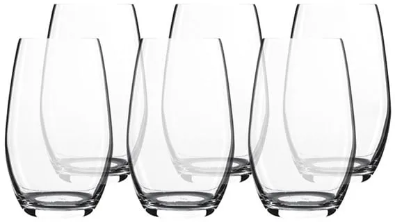 Luigi Bormioli Beer glass/long drink glass Palace 44.5 cl 6 pieces. Clear