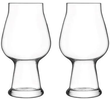 Luigi Bormioli Birrateque stout/porter beer glass 2 pieces